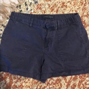 anthro indigo shorts